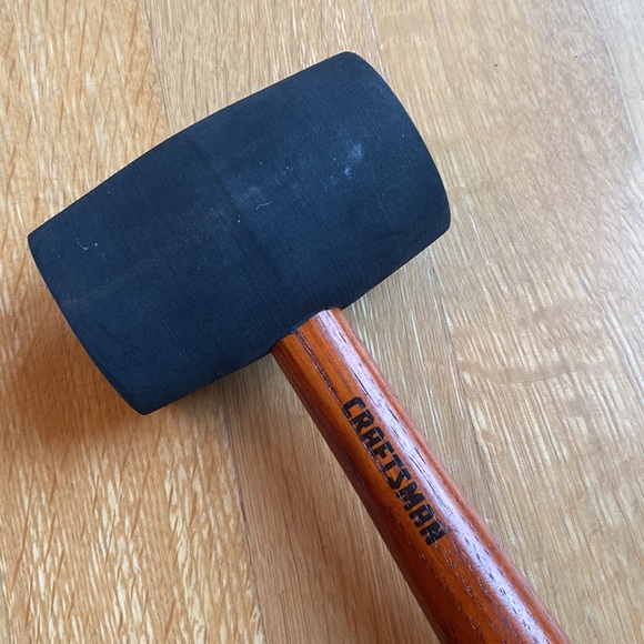 RARE Craftsman Rubber Mallet 45787 Hickory Handle LIKE NEW - Picture 12 of 15